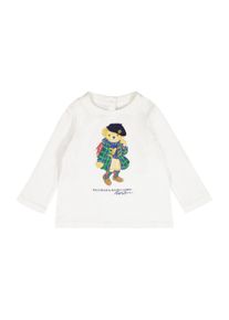 Polo Ralph Lauren Kinder Wit shirt met lange mouwen voor meisjes