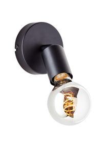 Brilliant Tiffany Muurlamp Zwart, 1-licht