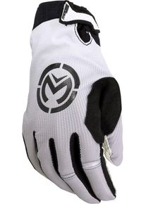 Moose Racing SX1, gloves , color: White/Black , size: L