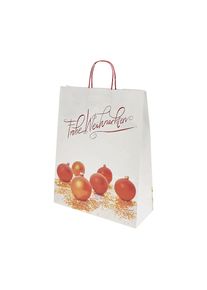 Sacchetto di carta con palline di Natale ratioform