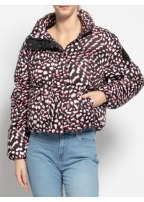 Tommy Hilfiger Daunenjacke in schwarz für Damen, Größe: S. Printed Down Puffer