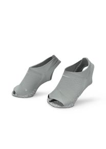 Socquettes ouvertes NikeGrip Dri-FIT Studio pour femme - Gris