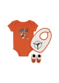 Ensemble body Jordan MVP Bodysuit Box Set pour bébé (0 - 6 mois) - Orange