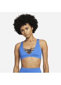 Haut de bikini à encolure dégagée Nike Sneakerkini pour Femme - Bleu