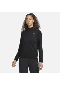 Haut de running à 1/4 de zip avec protection UV Nike Swift pour femme - Noir