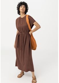hessnatur Jersey-Kleid aus reinem Leinen Größe: 48