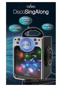 Liniex Karaoke machine w/bluetooth BLACKDisco LED light