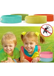 Mosquitoband : Lot de 10 Bracelets Anti-Moustiques avec Citronnelle - Couleurs aléatoires