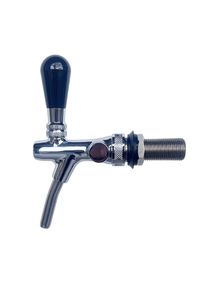 ich-zapfe Tapkraan, bierkraan, stempelhane verchroomd - versie 7 mm, zelfsluitend