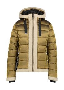 Luhta Dames Outdoorjas 'hamanki' beige / groen / zwart XXS
