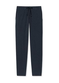 Schiesser Dames Pyjamabroek 'Mix & Relax' donkerblauw / wit XS