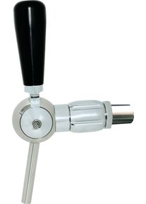ich-zapfe Tapkraan kogelkraan voor warme dranken en bier - chrome, draadlengte 55 mm, nom. breedte 7mm, draad 5/8