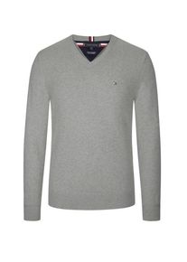 Plus size : Tommy Hilfiger, Sweater made of cotton with cashmere in a Grey