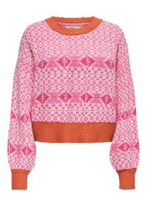 Only Sweter 'DEA' dla kobiet pomarańczowy / różowy / różowy pudrowy Rozmiar XS