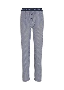 Tom Tailor Dames Pyjamabroek donkerblauw / wit XS