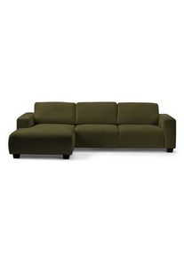 Tchibo - Ecksofa - 294x170x84cm - grün - Polyester / Acryl / Baumwolle