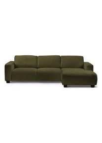 Tchibo - Ecksofa - 294x170x84cm - grün - Polyester / Acryl / Baumwolle