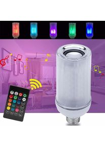 Ampoule led rgb Bluetooth Avec Télécommande Ampoule Intelligente E27 Dimmable Applique Coloré Changement De Couleur Lumière D'ambiance Avec