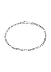 IDENTIM Bracciale da uomo Catena ad ancora 3,00 mm Bracciale da uomo Bracciale d'argento 925 Argento rodiato