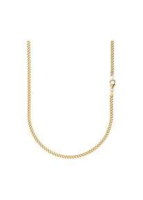 IDENTIM Naszyjnik męski złoty łańcuszek Curb Chain męski łańcuszek 3,30 mm srebro 925 pozłacane 18-karatowym złotem