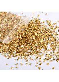 20/40g Crushed Gold Glass Fake Stones Resin Filler For DIY Crafts Nail Art Decorations Handmade UV Epoxy Jewelry Making Fillings