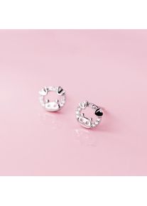 MloveAcc 100% New Fashion 925 Sterling Silver Earrings Animal Pig Tiny Stud Earrings for Women Fashion Party Silver Earrings