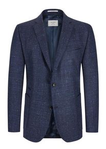 Plus size : Carl Gross, Blazer in virgin wool and silk in a Blue