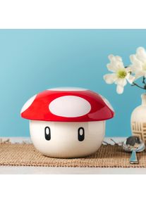 Ciotola Super-Fungo con coperchio per fan di Super Mario