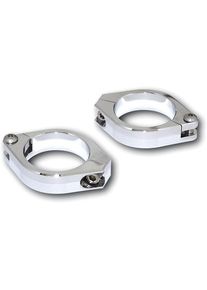 HIGHSIDER CNC, vorkbuisklemmen , kleur: Chroom , maat: 35-37 mm