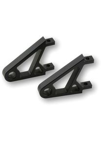 Highsider CNC, headlight holder , color: Black , size: XS