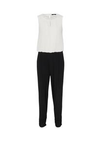 Vera Mont Dames Jumpsuit zwart / wit L