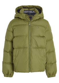 Tommy Hilfiger Kinder Olijfgroen Gewatteerde jas voor jongens