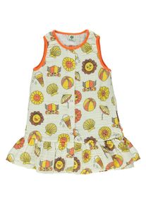 Smafolk Småfolk Cream Summer Vacation Dress - 4-5 yr