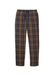 Tom Tailor Herren Pyjamahose mit Karomuster, grün, Karomuster, Gr. 56, baumwolle