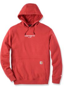 Carhartt Force Logo, capuchon , kleur: Rot/Wit (R83) , maat: S