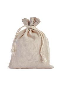 1 pakket - Linnenlook zakjes, smalle kant open, natuurlijke kleur, verpakking met 5 stuks, 180 x 240 mm, linnen|katoen|polyester, naturel