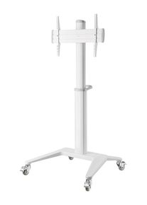 Deltaco Office Display Cart White 70 kg 70"
