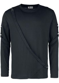Poizen Industries Edgar Top Longsleeve schwarz