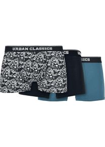 Urban Classics Boxerset - Organic Boxer Shorts 3 Pack - S tot XXL - voor Mannen - meerkleurig