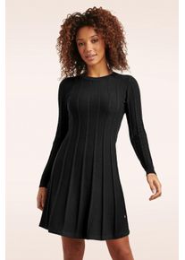 Smashed Lemon Nina Strickkleid in Schwarz