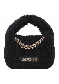 Love Moschino Furry Effect Handtas 19 cm nero