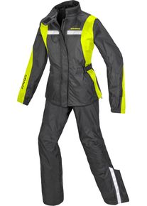 Spidi Touring, Pioggia tuta 2 pezzi. donne , colore: Nero/Giallo Fluo , dimensione: M