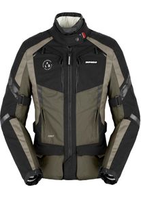 Spidi 4 Season Evo, textiele jas H2Out vrouwen , kleur: groen/zwart , maat: L