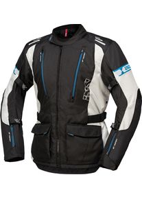 iXS Lorin ST, textile jacket waterproof , color: Black/Light Grey/Blue , size: L