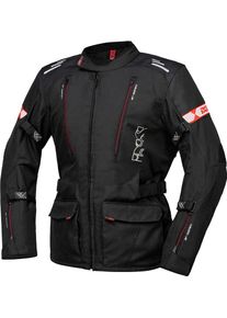 iXS Lorin ST, textile jacket waterproof , color: Black/Red , size: M