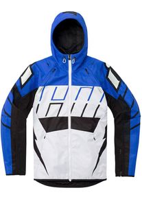 Icon Airform Retro, veste en textile , couleur: Bleu/Blanc/Noir , taille: M