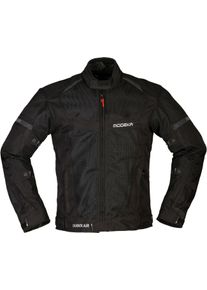 Modeka Yannik Air, textile jacket waterproof , color: Black , size: XL
