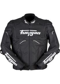Furygan Raptor Evo 2, veste en cuir , couleur: Noir/Blanc , taille: XL