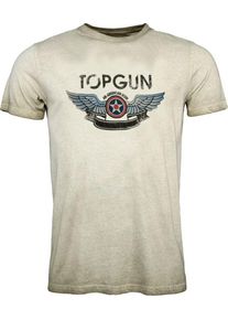 Top Gun Construction, T-shirt , kleur: groen , maat: M