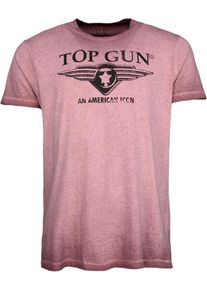 Top Gun Wing Cast, T-shirt , kleur: rood , maat: M